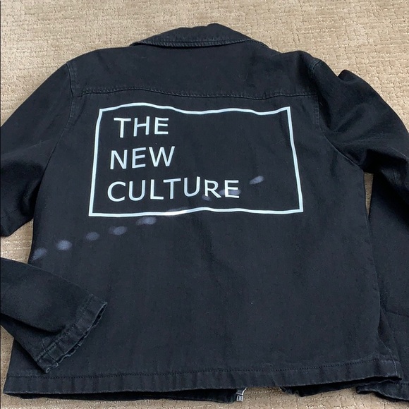 Black denim Zara jacket size M - Picture 4 of 5